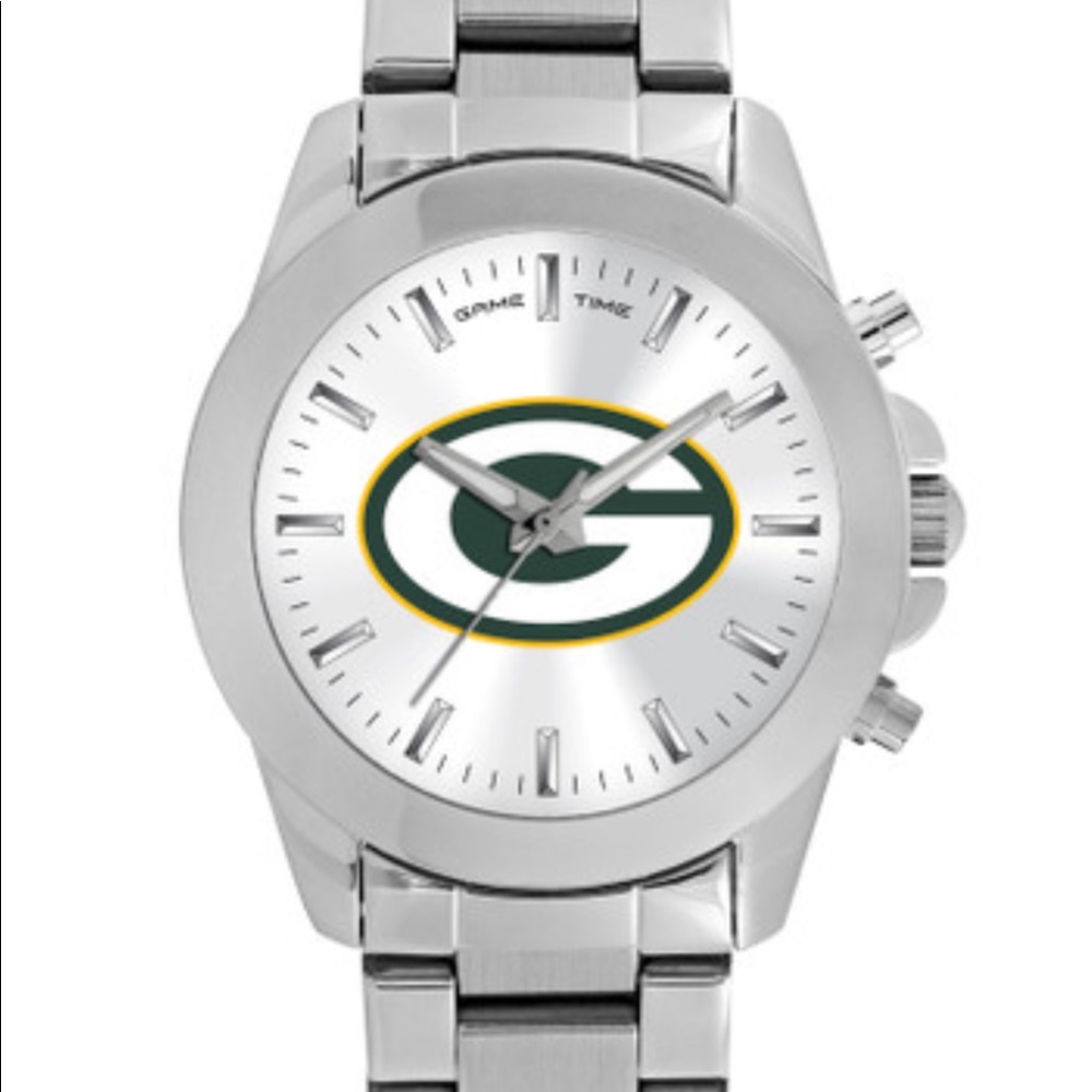 Green Bay Packers Watch, Stainless Steel